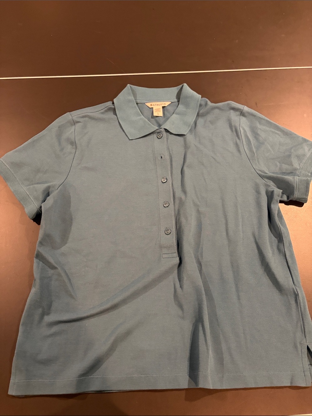 Athleta teal women’s polo